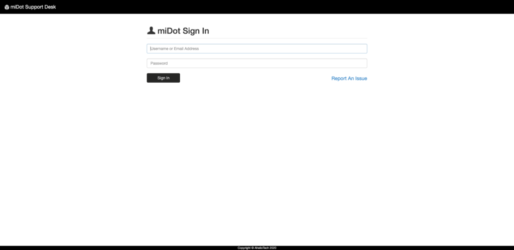 Login - AhelioTech Knowledge Base - Columbus, Ohio